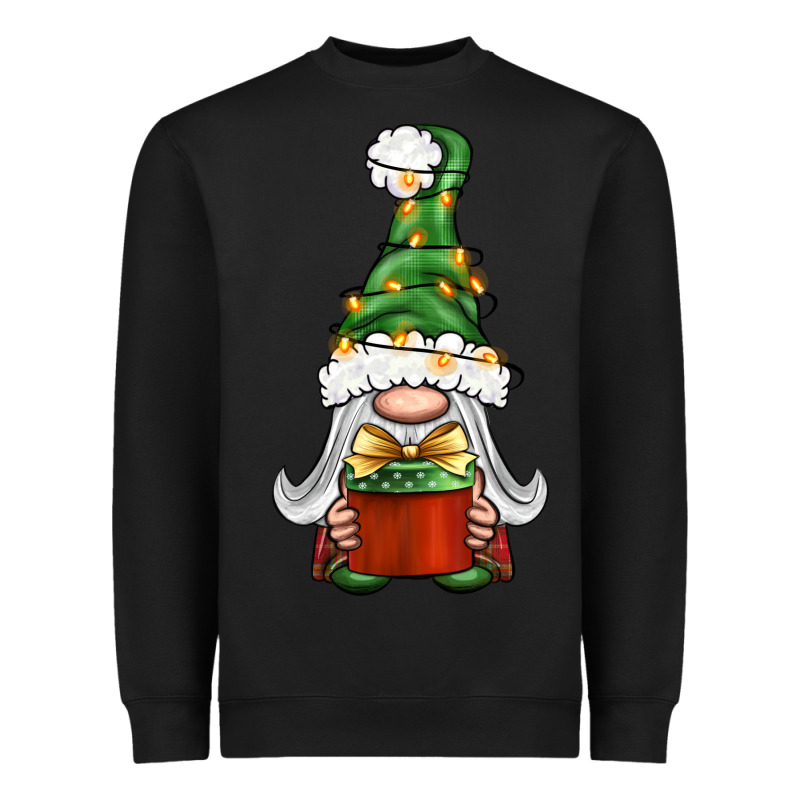 Christmas Gnome With Gift Heavyweight Sweatshirt by BundleAndBundleShop | Teevron