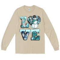 Mushroom love winter Long Sleeve Tee - CowGirlArtShop