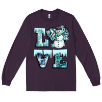 Plum love winter Long Sleeve Tee - CowGirlArtShop