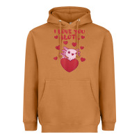 Meerkat i love you alotl aolotl valentine's day heart aolotl lover Heavyweight Hoodie - lanVoArt