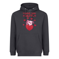 Smoke i love you alotl aolotl valentine's day heart aolotl lover Heavyweight Hoodie - lanVoArt