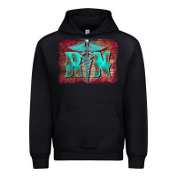 Black registered medical symbol nurse background Urban Hoodie - BarkalooDesign