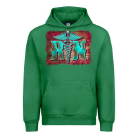 Emerald registered medical symbol nurse background Urban Hoodie - BarkalooDesign