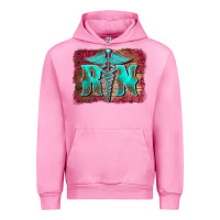 Fuchsia Pink registered medical symbol nurse background Urban Hoodie - BarkalooDesign