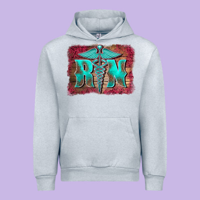 Registered Medical Symbol Nurse Background Urban Hoodie Designed By Barkaloodesign