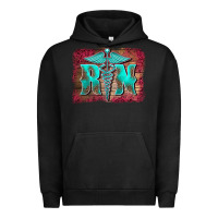 Pigment Black registered medical symbol nurse background Urban Hoodie - BarkalooDesign