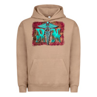 Pigment Burro registered medical symbol nurse background Urban Hoodie - BarkalooDesign