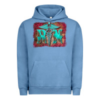 Pigment Pebble Blue registered medical symbol nurse background Urban Hoodie - BarkalooDesign