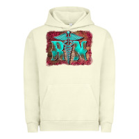 Pigment Pistachio registered medical symbol nurse background Urban Hoodie - BarkalooDesign