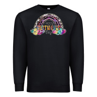 Black happy mothers day Premium Sweatshirt - SublimationCraftShop