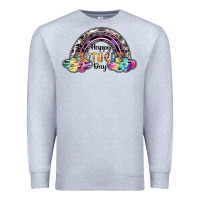 Heather Grey happy mothers day Premium Sweatshirt - SublimationCraftShop