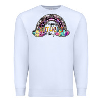 White happy mothers day Premium Sweatshirt - SublimationCraftShop
