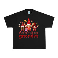 Black Chilling with my gnomies Valentine's Day Urban Heavy Tee - HowdyJamesFarm