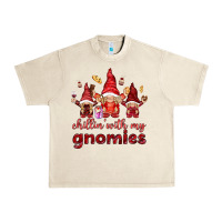 Sandshell Chilling with my gnomies Valentine's Day Urban Heavy Tee - HowdyJamesFarm