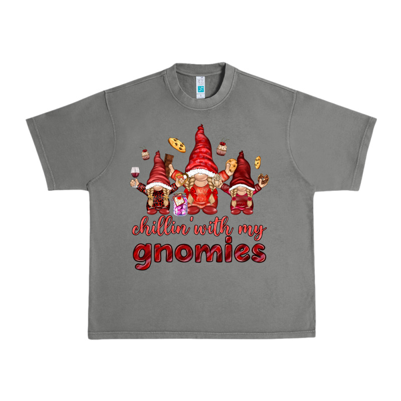 Chilling With My Gnomies Valentine's Day Urban Heavy Tee by HowdyJamesFarm | Teevron