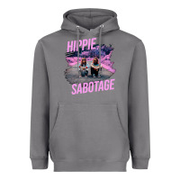 Storm hippie sabotage aesthetic style photo with text Heavyweight Hoodie - lanVoArt