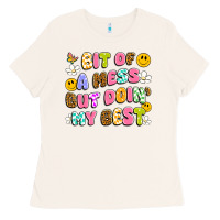 Bone bit of a mess but doin' my best Ladies Tee - Artiststas