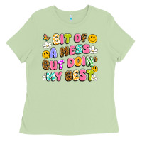 Matcha bit of a mess but doin' my best Ladies Tee - Artiststas