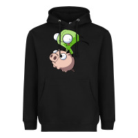 Black invader zim Heavyweight Hoodie - lanVoArt