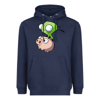 Navy invader zim Heavyweight Hoodie - lanVoArt