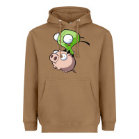 Toasted Coconut invader zim Heavyweight Hoodie - lanVoArt