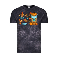 Cloud Black Pumpkin spice and everything nice Vintage Tee - RanaPortraitStore