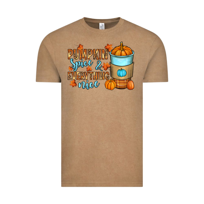 Pumpkin Spice And Everything Nice Vintage Tee by RanaPortraitStore | Teevron