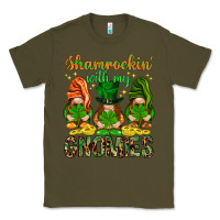 Army Green shamrockin with my gnomies Classic Tee - NancyCooperArtShop