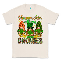 Natural shamrockin with my gnomies Classic Tee - NancyCooperArtShop