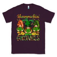 Plum shamrockin with my gnomies Classic Tee - NancyCooperArtShop