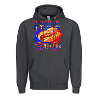 Smoke You Look Like 4th of july makes me hot dog want a Zipper Hoodie - CowhideDigitalArt
