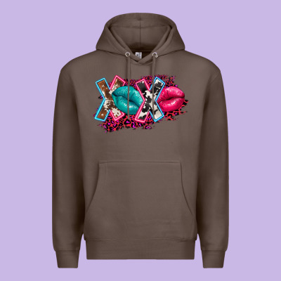 Western Xoxo Premium Hoodie Designed By Fadigitalartstudio