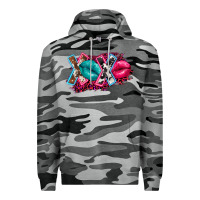 Slate Camo Western Xoxo Premium Hoodie - FaDigitalArtStudio