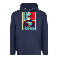 Navy mumen rider 10 Heavyweight Hoodie - lanVoArt
