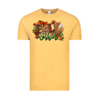 Vintage Mustard Fall vibes pumpkins Vintage Tee - NancyCooperArtShop