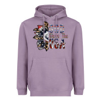 Lavender god bless the usa Heavyweight Hoodie - SublimationCraftShop