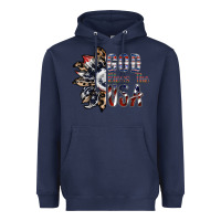 Navy god bless the usa Heavyweight Hoodie - SublimationCraftShop