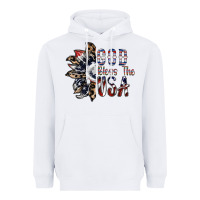 White god bless the usa Heavyweight Hoodie - SublimationCraftShop