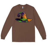 Chestnut Purple leopard witch hat Long Sleeve Tee - Jasminsmagicworld