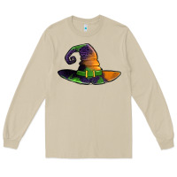 Mushroom Purple leopard witch hat Long Sleeve Tee - Jasminsmagicworld