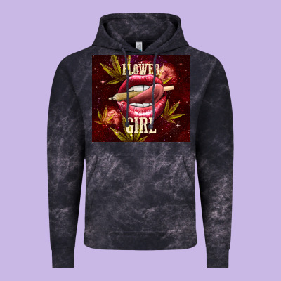 Flower Girl Vintage Hoodie Designed By Tumblerdesignbyshophia