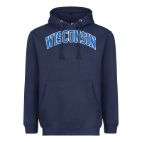 Navy wisconsin blue Heavyweight Hoodie - lanVoArt