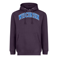 Plum wisconsin blue Heavyweight Hoodie - lanVoArt