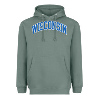 Sage wisconsin blue Heavyweight Hoodie - lanVoArt