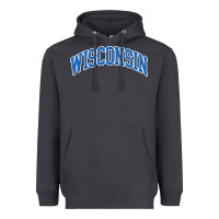 Smoke wisconsin blue Heavyweight Hoodie - lanVoArt