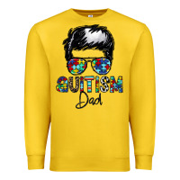 Lemon autism dad Premium Sweatshirt - CowhideDigitalArt
