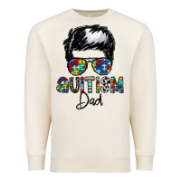 Sandshell autism dad Premium Sweatshirt - CowhideDigitalArt