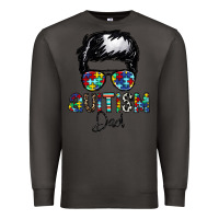 Smoke autism dad Premium Sweatshirt - CowhideDigitalArt