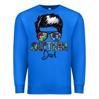 True Royal autism dad Premium Sweatshirt - CowhideDigitalArt