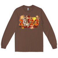 Chestnut chinese new year 2023 rabbit year Long Sleeve Tee - CowGirlArtShop